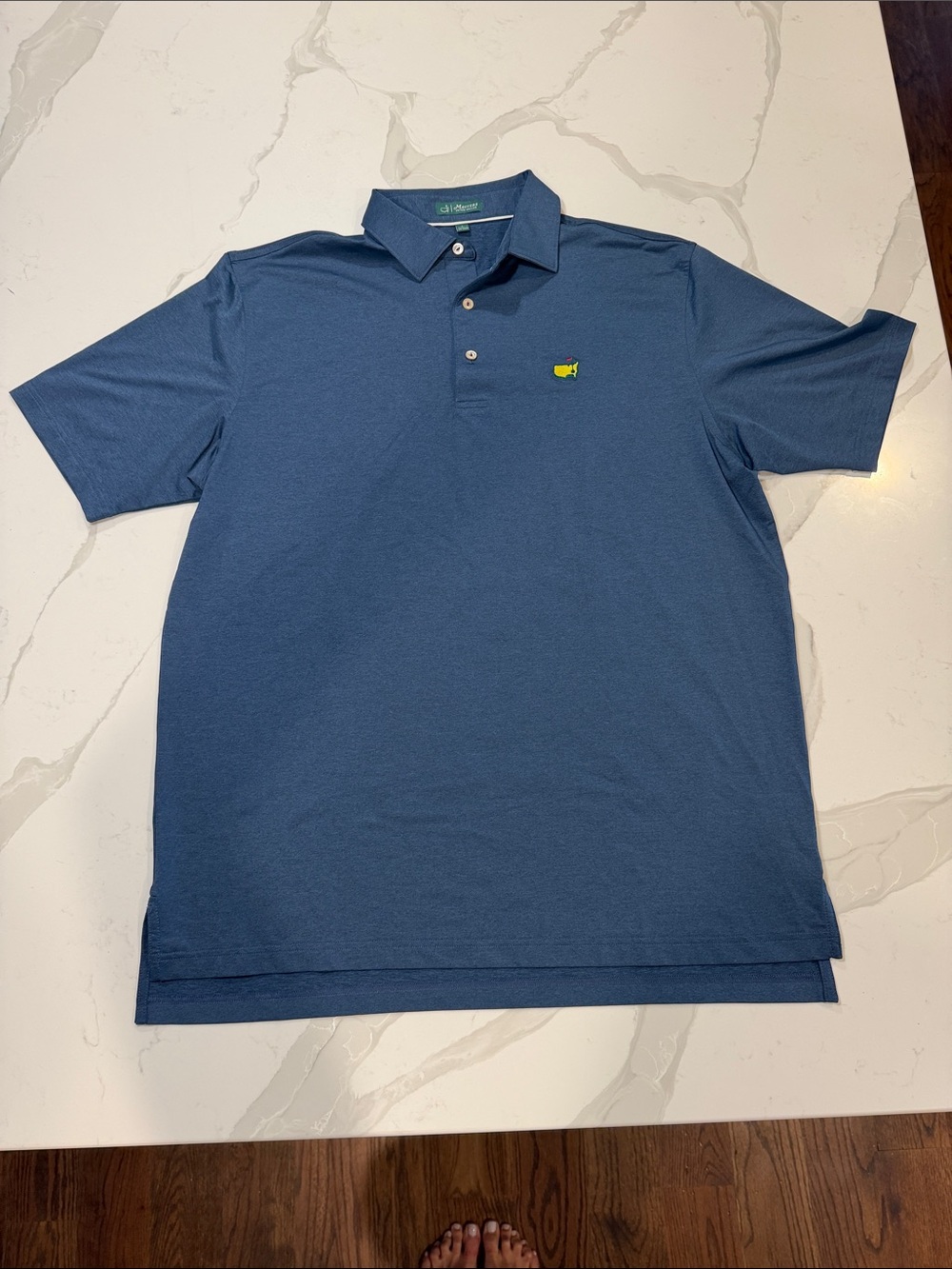 Navy Peter Millar Masters Polo